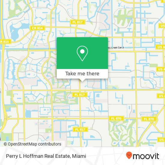 Perry L Hoffman Real Estate map