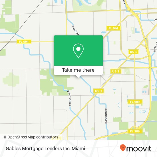 Gables Mortgage Lenders Inc map