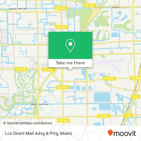 Lcs Direct Mail Advg & Prtg map