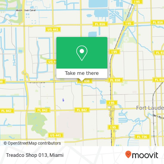 Mapa de Treadco Shop 013