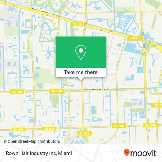 Rown Hair Industry Inc map