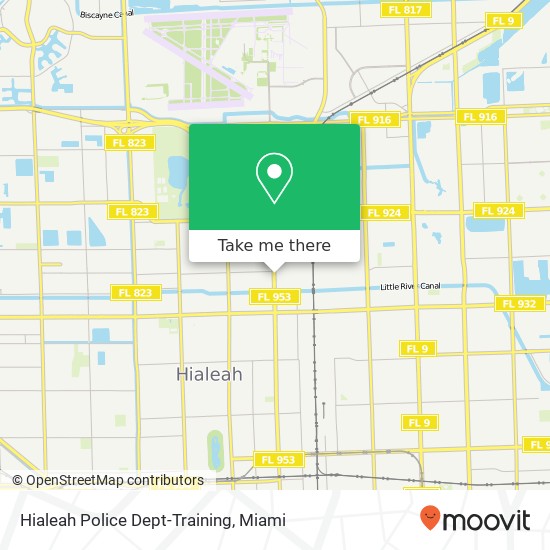 Mapa de Hialeah Police Dept-Training