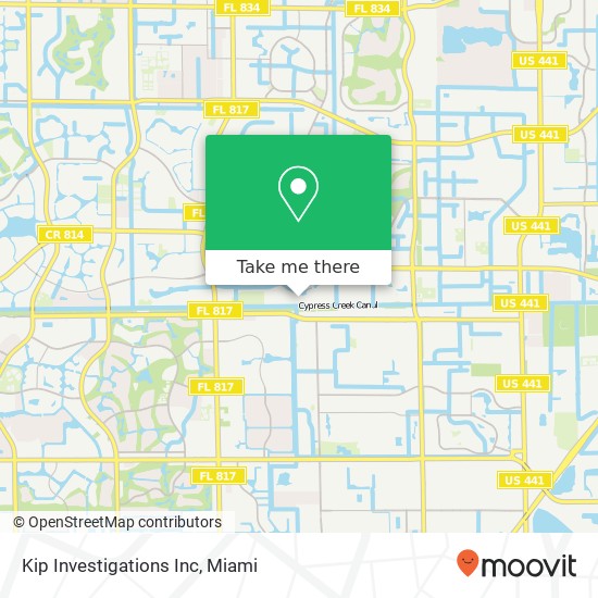 Mapa de Kip Investigations Inc