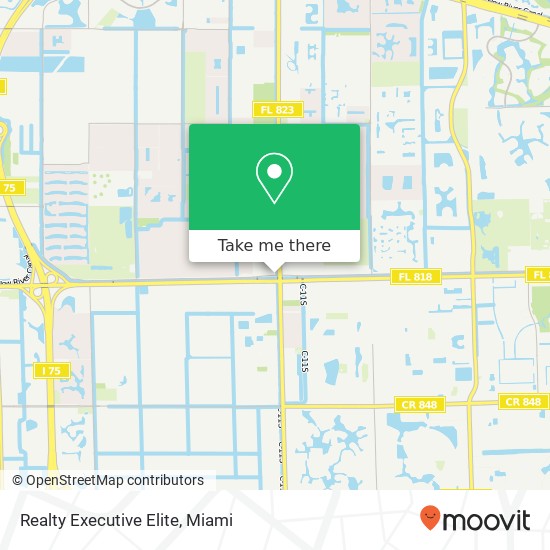 Realty Executive Elite map