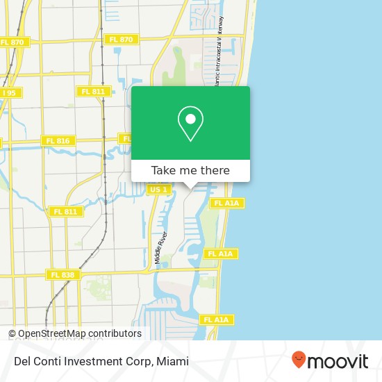 Del Conti Investment Corp map