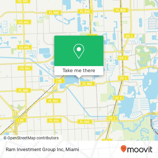 Mapa de Ram Investment Group Inc