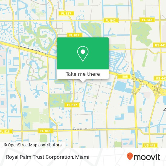 Royal Palm Trust Corporation map