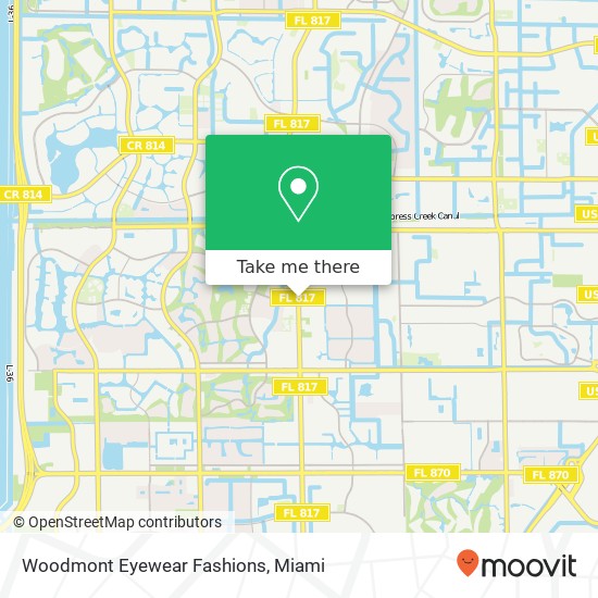 Woodmont Eyewear Fashions map