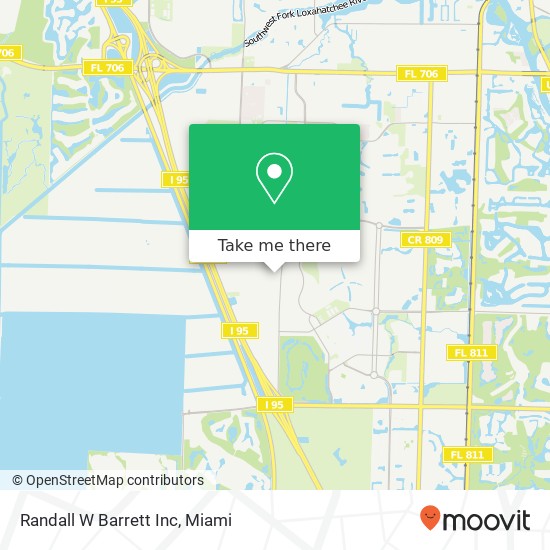 Randall W Barrett Inc map