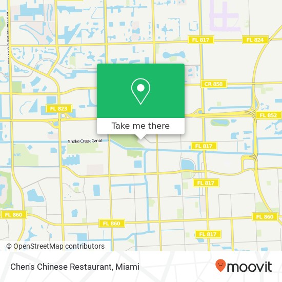 Mapa de Chen's Chinese Restaurant