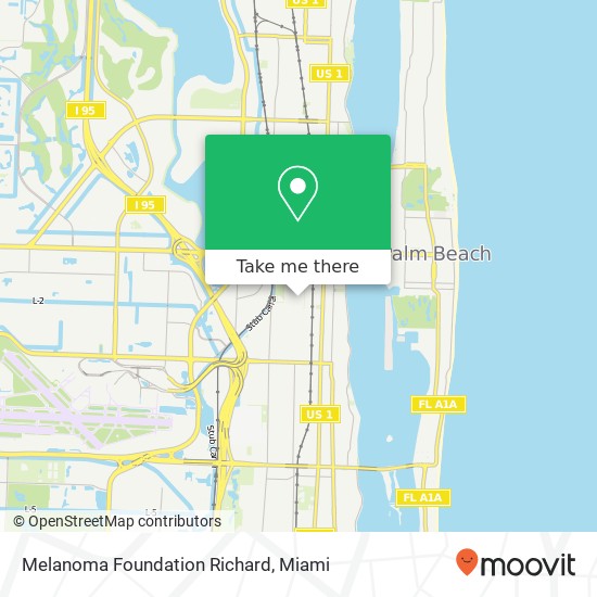 Mapa de Melanoma Foundation Richard