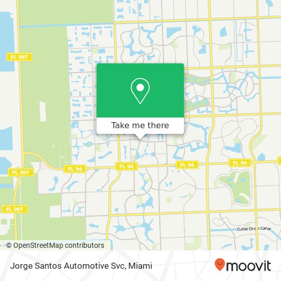 Jorge Santos Automotive Svc map