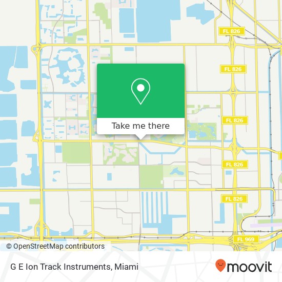 G E Ion Track Instruments map