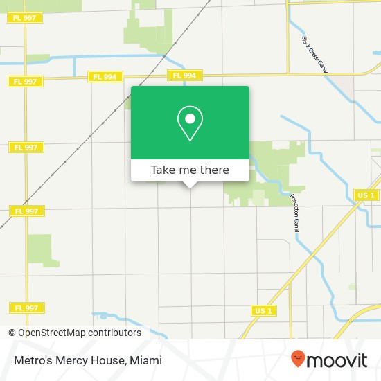 Metro's Mercy House map
