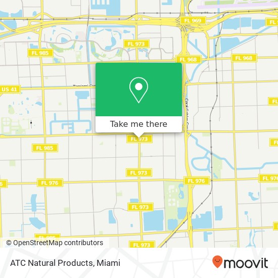 Mapa de ATC Natural Products