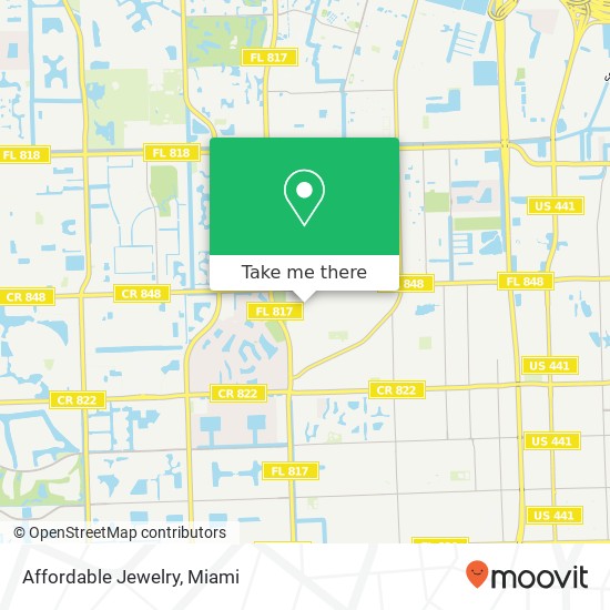 Affordable Jewelry map