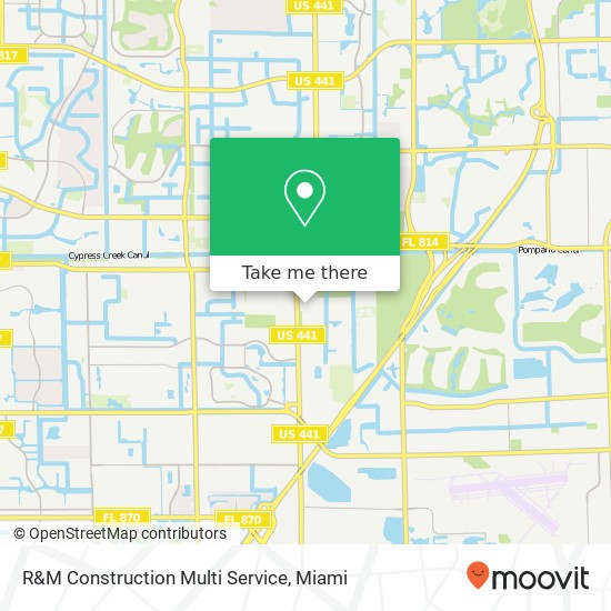 R&M Construction Multi Service map