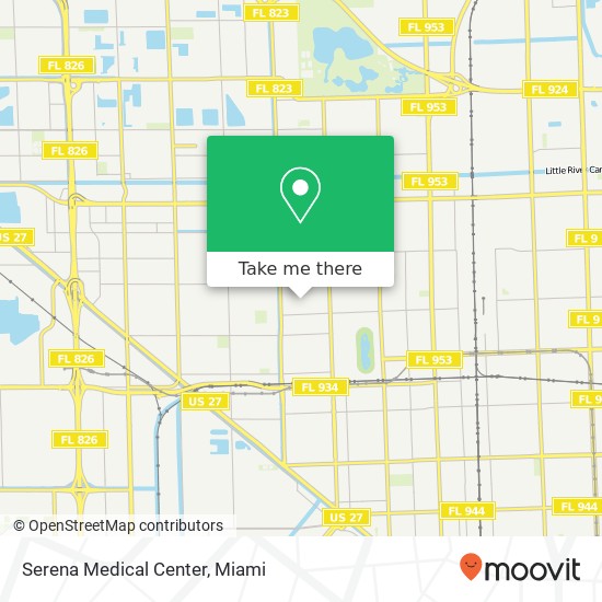 Serena Medical Center map