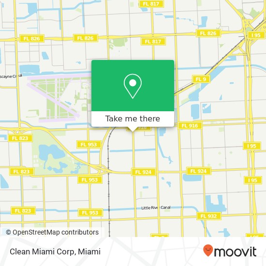 Mapa de Clean Miami Corp