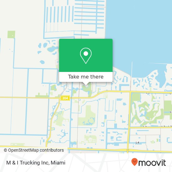 M & I Trucking Inc map