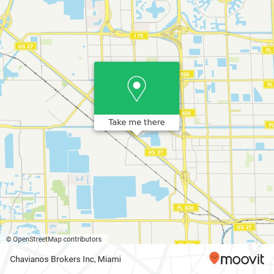 Chavianos Brokers Inc map