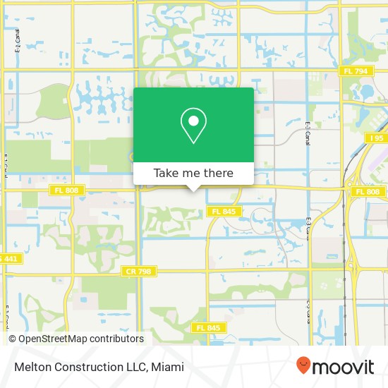 Melton Construction LLC map