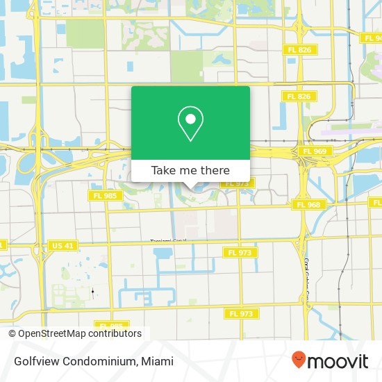 Mapa de Golfview Condominium