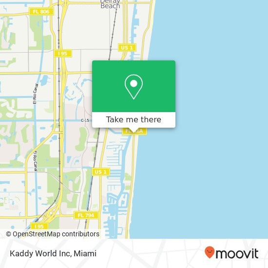 Kaddy World Inc map