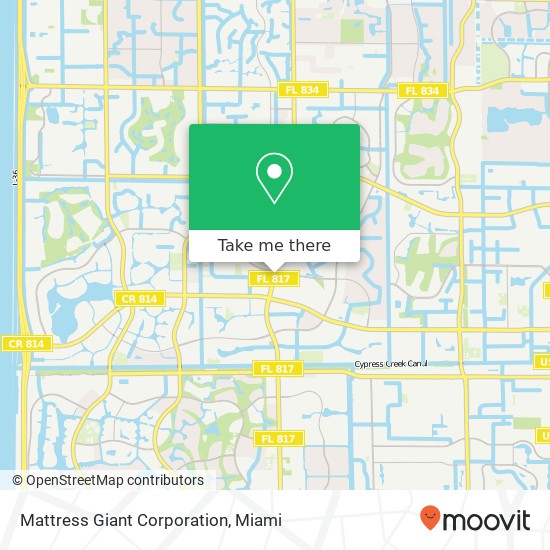Mapa de Mattress Giant Corporation