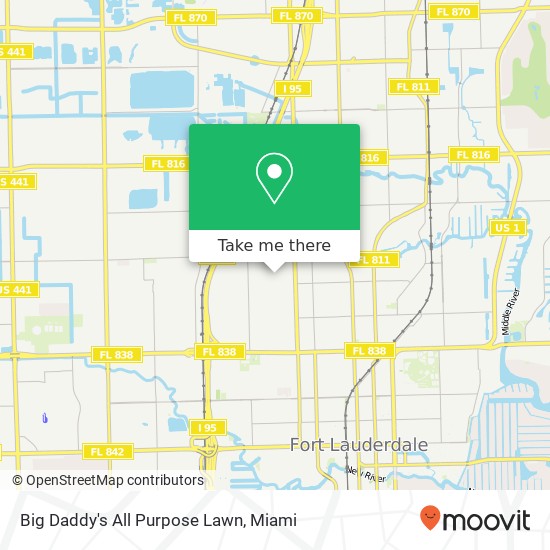 Big Daddy's All Purpose Lawn map