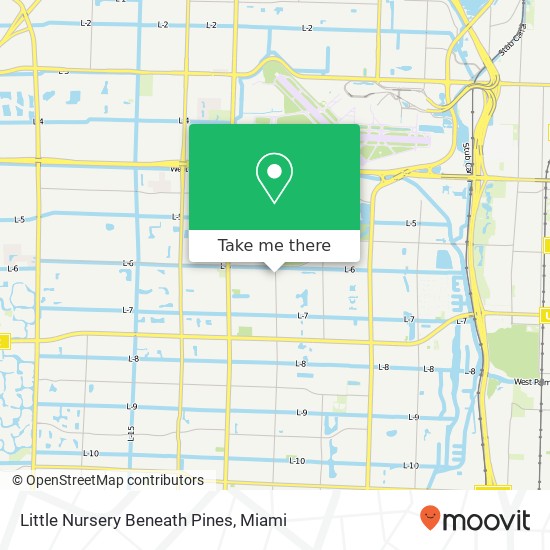 Mapa de Little Nursery Beneath Pines