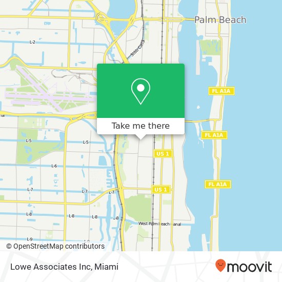 Lowe Associates Inc map