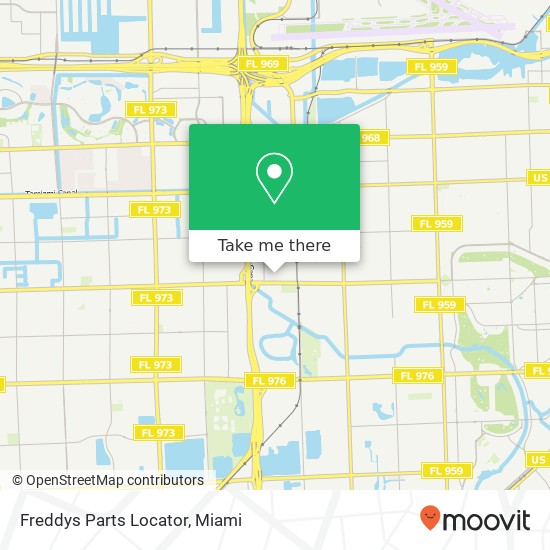 Freddys Parts Locator map