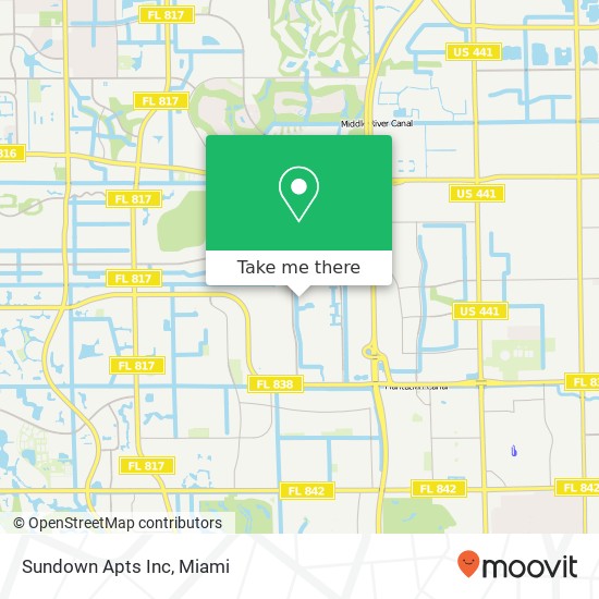 Sundown Apts Inc map