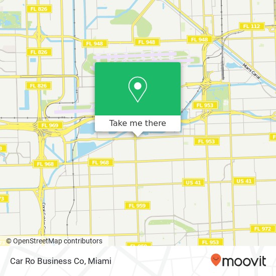 Car Ro Business Co map