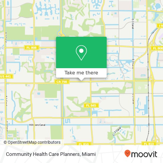 Community Health Care Planners map