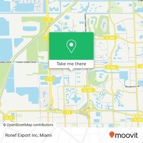 Ronef Export Inc map