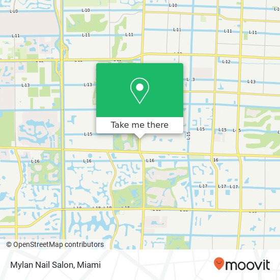 Mylan Nail Salon map