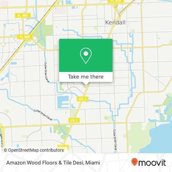 Amazon Wood Floors & Tile Desi map