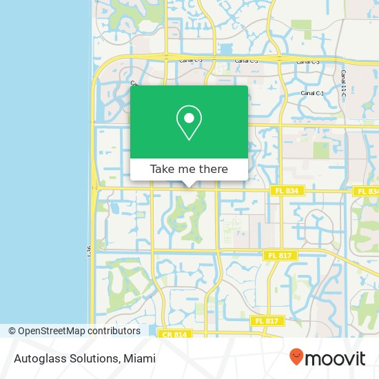 Autoglass Solutions map