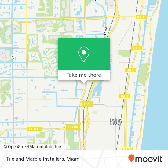 Tile and Marble Installers map