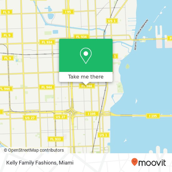 Kelly Family Fashions map