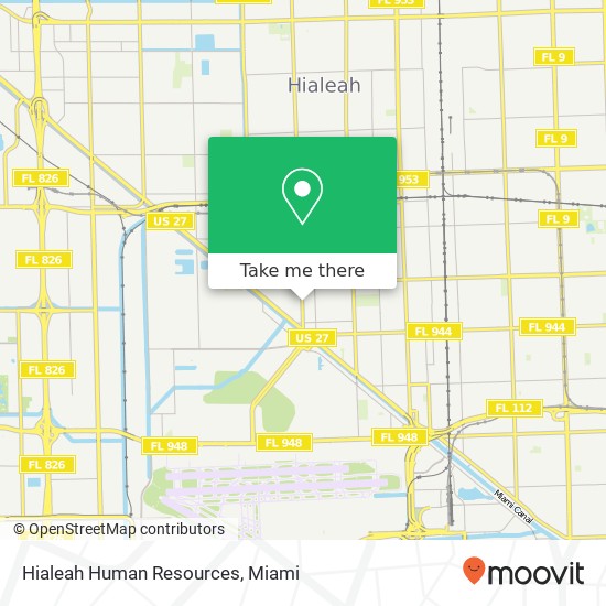 Mapa de Hialeah Human Resources