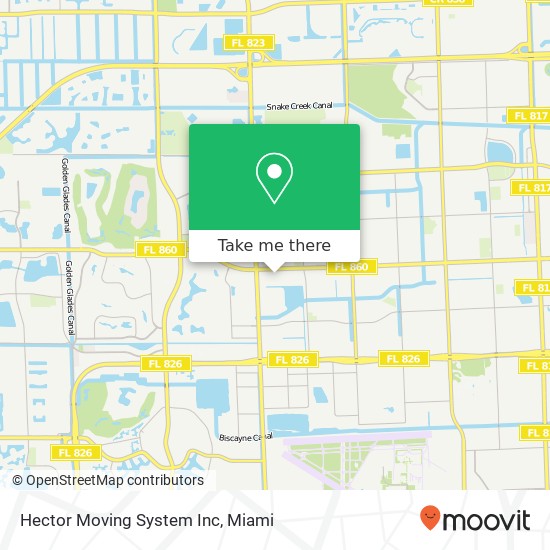 Mapa de Hector Moving System Inc