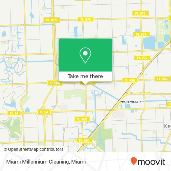 Mapa de Miami Millennium Cleaning