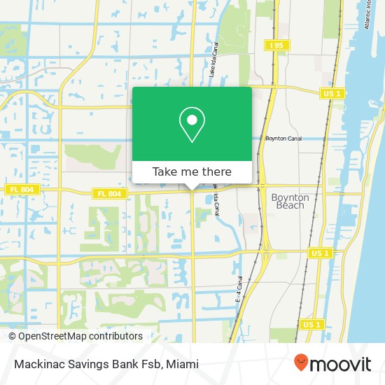 Mapa de Mackinac Savings Bank Fsb