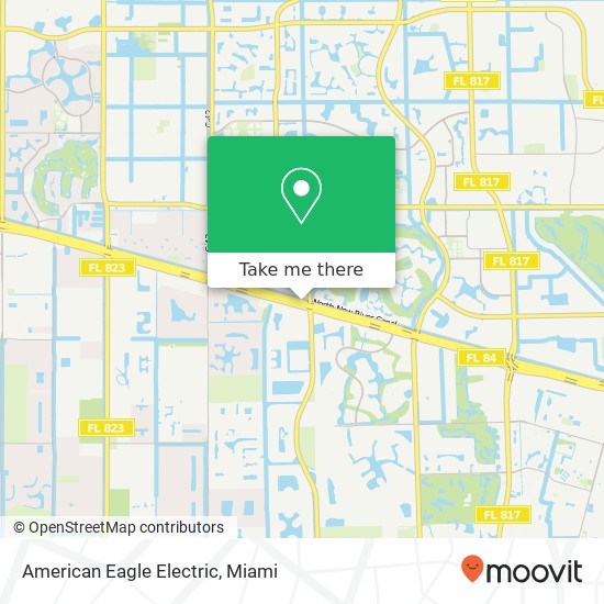 American Eagle Electric map