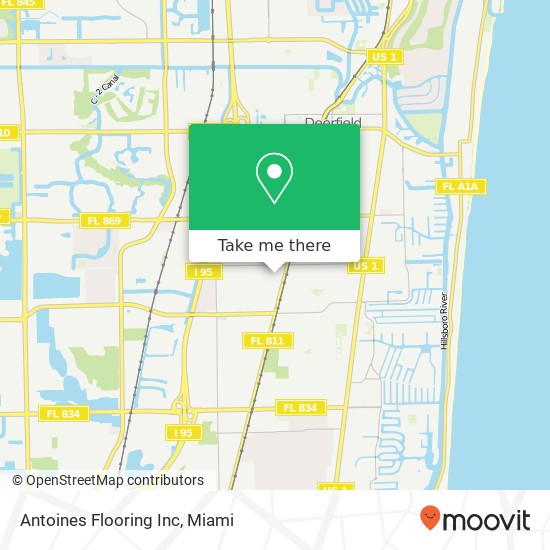 Antoines Flooring Inc map