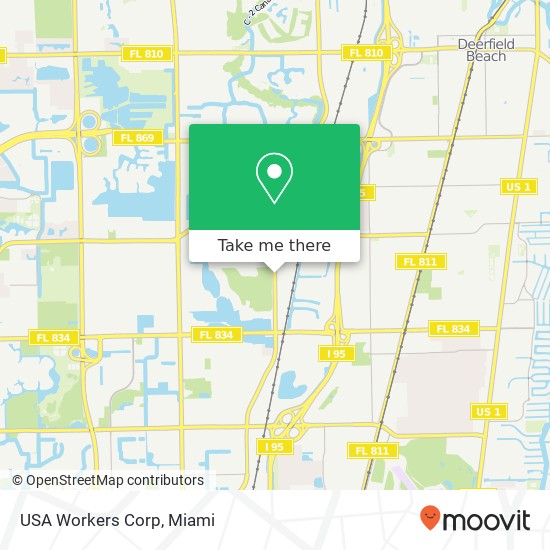 USA Workers Corp map