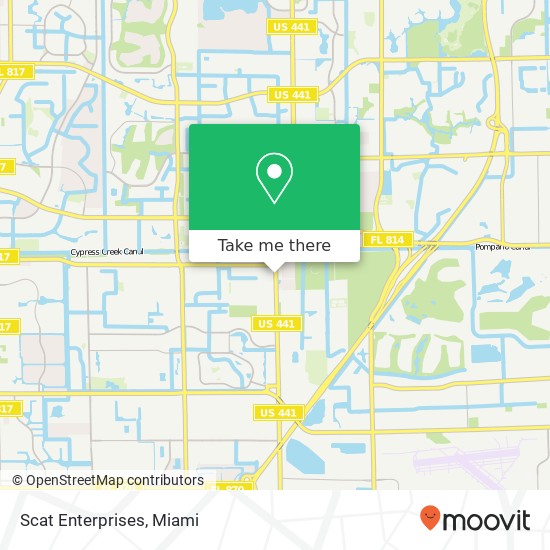Scat Enterprises map